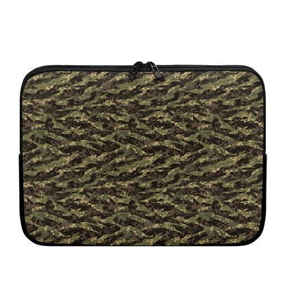 Tiger Stripe Camouflage Pattern Print Laptop Sleeve