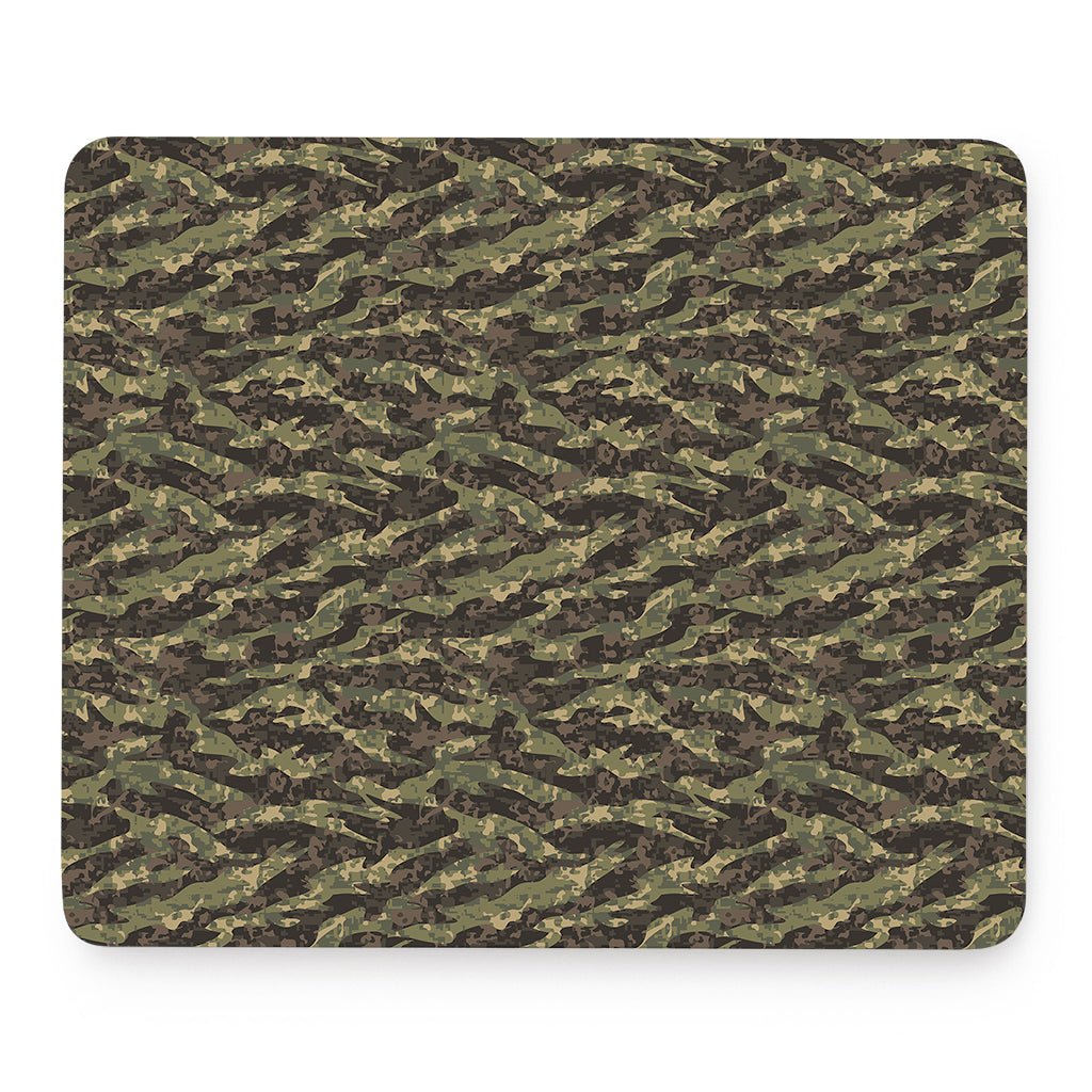 Tiger Stripe Camouflage Pattern Print Mouse Pad