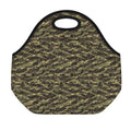 Tiger Stripe Camouflage Pattern Print Neoprene Lunch Bag