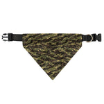 Tiger Stripe Camouflage Pattern Print Over The Collar Dog Bandana