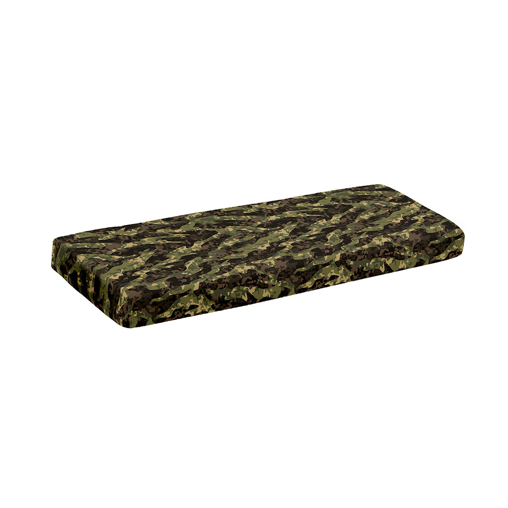 Tiger Stripe Camouflage Pattern Print Piano Keyboard Cover