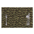 Tiger Stripe Camouflage Pattern Print Placemat