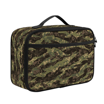 Tiger Stripe Camouflage Pattern Print Portable Lunch Bag