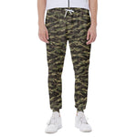 Tiger Stripe Camouflage Pattern Print Scuba Joggers