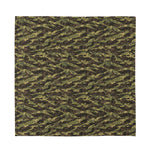 Tiger Stripe Camouflage Pattern Print Silk Bandana