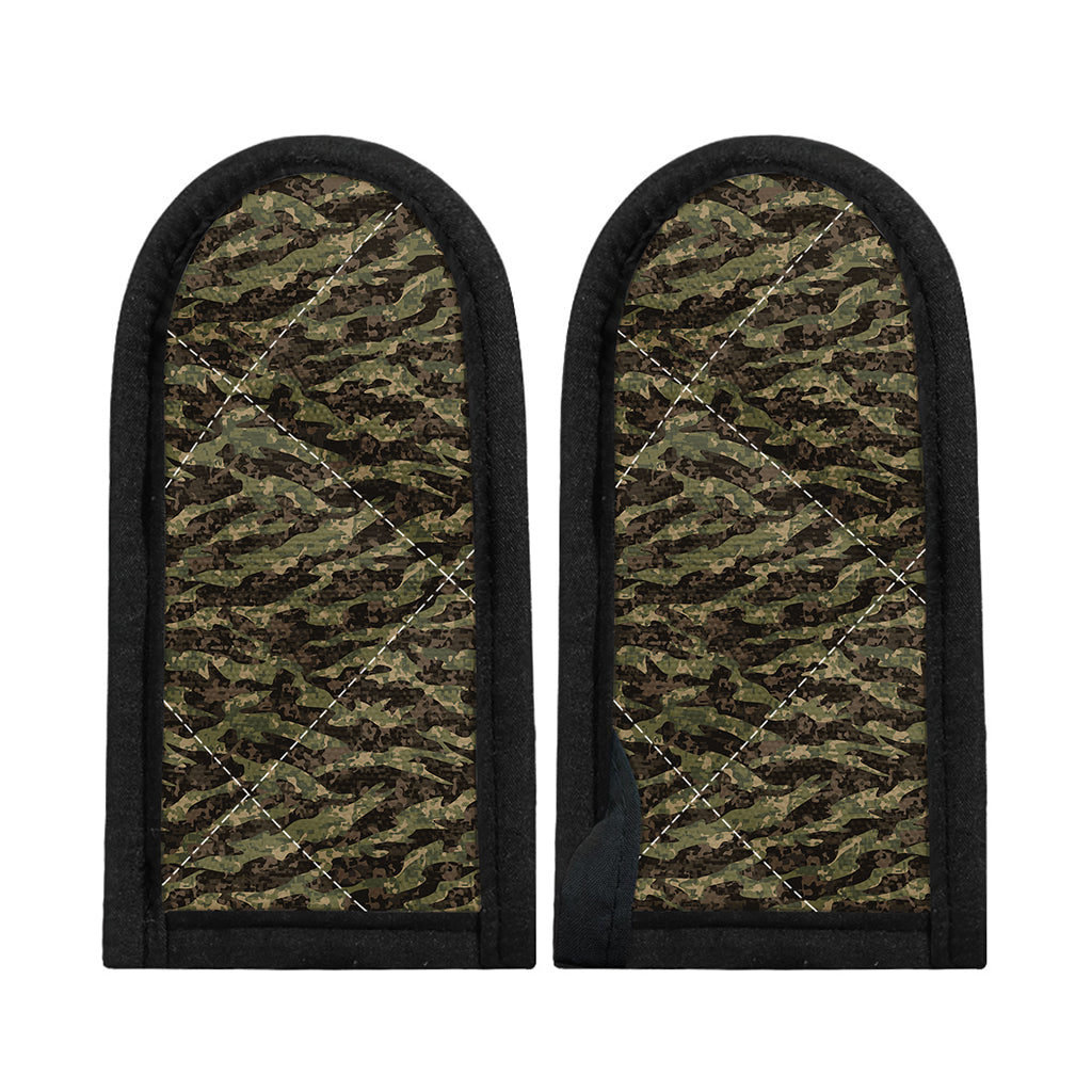 Tiger Stripe Camouflage Pattern Print Skillet Handle Cover