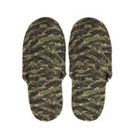 Tiger Stripe Camouflage Pattern Print Slippers