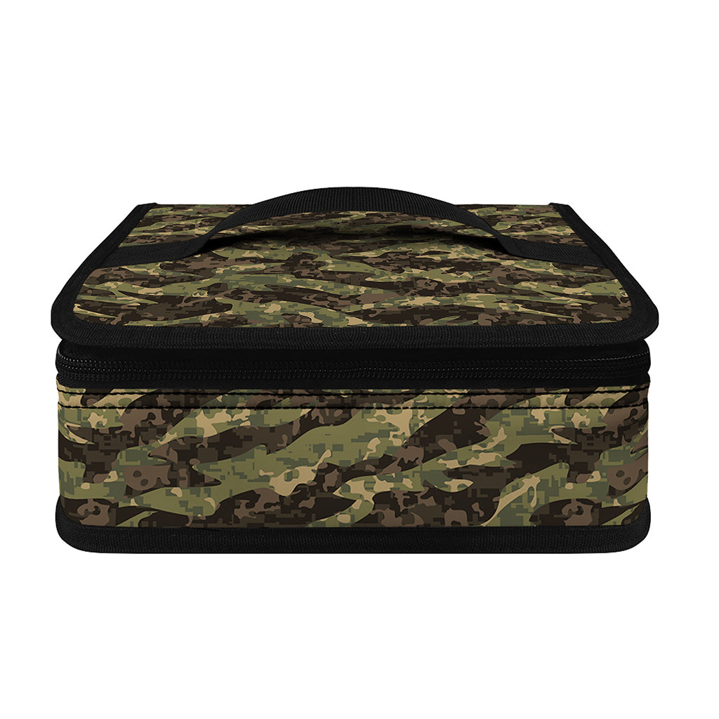 Tiger Stripe Camouflage Pattern Print Small Lunch Bag