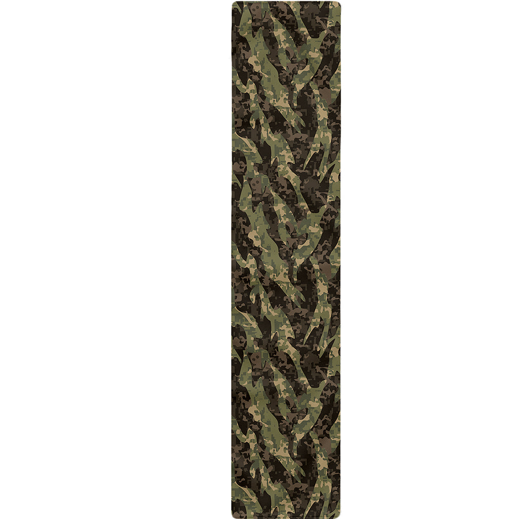 Tiger Stripe Camouflage Pattern Print Table Runner