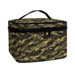 Tiger Stripe Camouflage Pattern Print Travel Makeup Bag