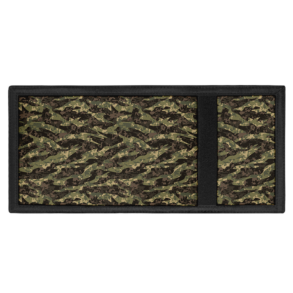 Tiger Stripe Camouflage Pattern Print Trifold Wallet