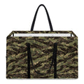 Tiger Stripe Camouflage Pattern Print Utility Tote Bag
