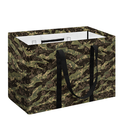 Tiger Stripe Camouflage Pattern Print Utility Tote Bag