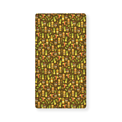 Tiki Luau Pattern Print Baby Crib Sheet