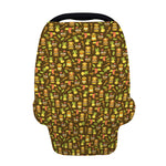 Tiki Luau Pattern Print Baby Seat Cover