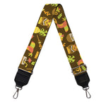 Tiki Luau Pattern Print Bag Strap