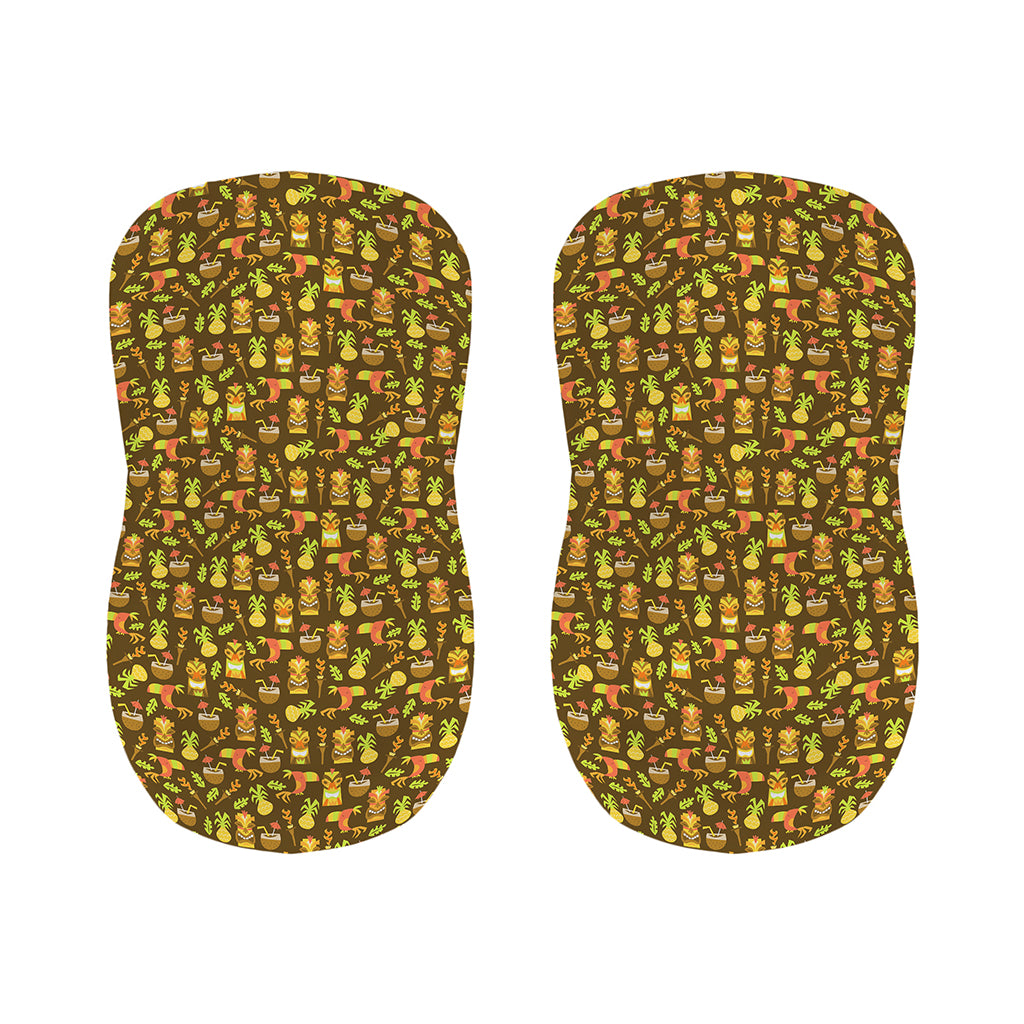 Tiki Luau Pattern Print Bar Stool Covers