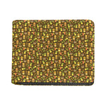 Tiki Luau Pattern Print Bifold Wallet