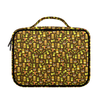Tiki Luau Pattern Print Briefcase Bible Bag