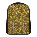 Tiki Luau Pattern Print Casual Backpack