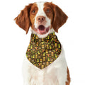 Tiki Luau Pattern Print Dog Bandana