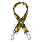 Tiki Luau Pattern Print Dog Seat Belt