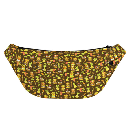 Tiki Luau Pattern Print Fanny Pack