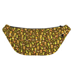 Tiki Luau Pattern Print Fanny Pack