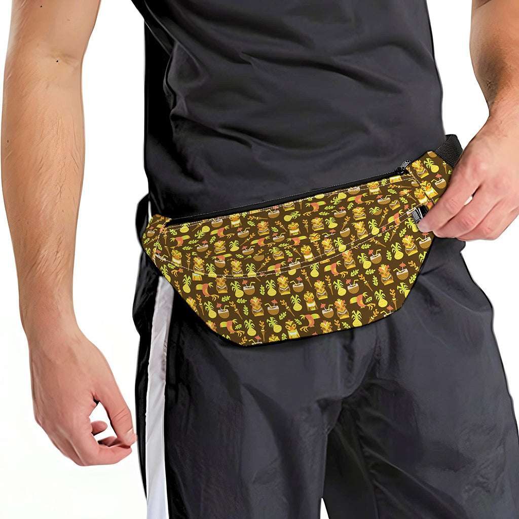 Tiki Luau Pattern Print Fanny Pack