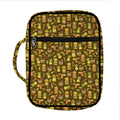 Tiki Luau Pattern Print Front Pocket Bible Bag