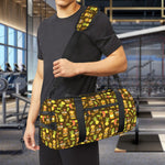Tiki Luau Pattern Print Gym Bag