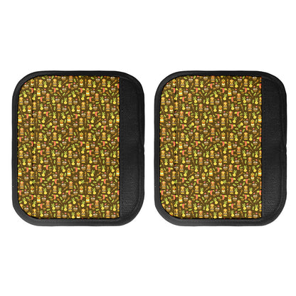 Tiki Luau Pattern Print Handle Covers