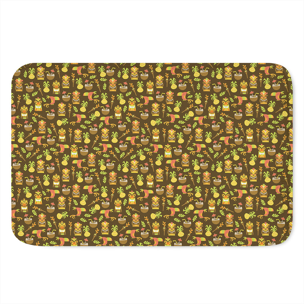 Tiki Luau Pattern Print Indoor Door Mat