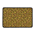 Tiki Luau Pattern Print Kitchen Mat
