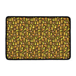 Tiki Luau Pattern Print Kitchen Mat