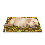 Tiki Luau Pattern Print Pet Cooling Mat Cover
