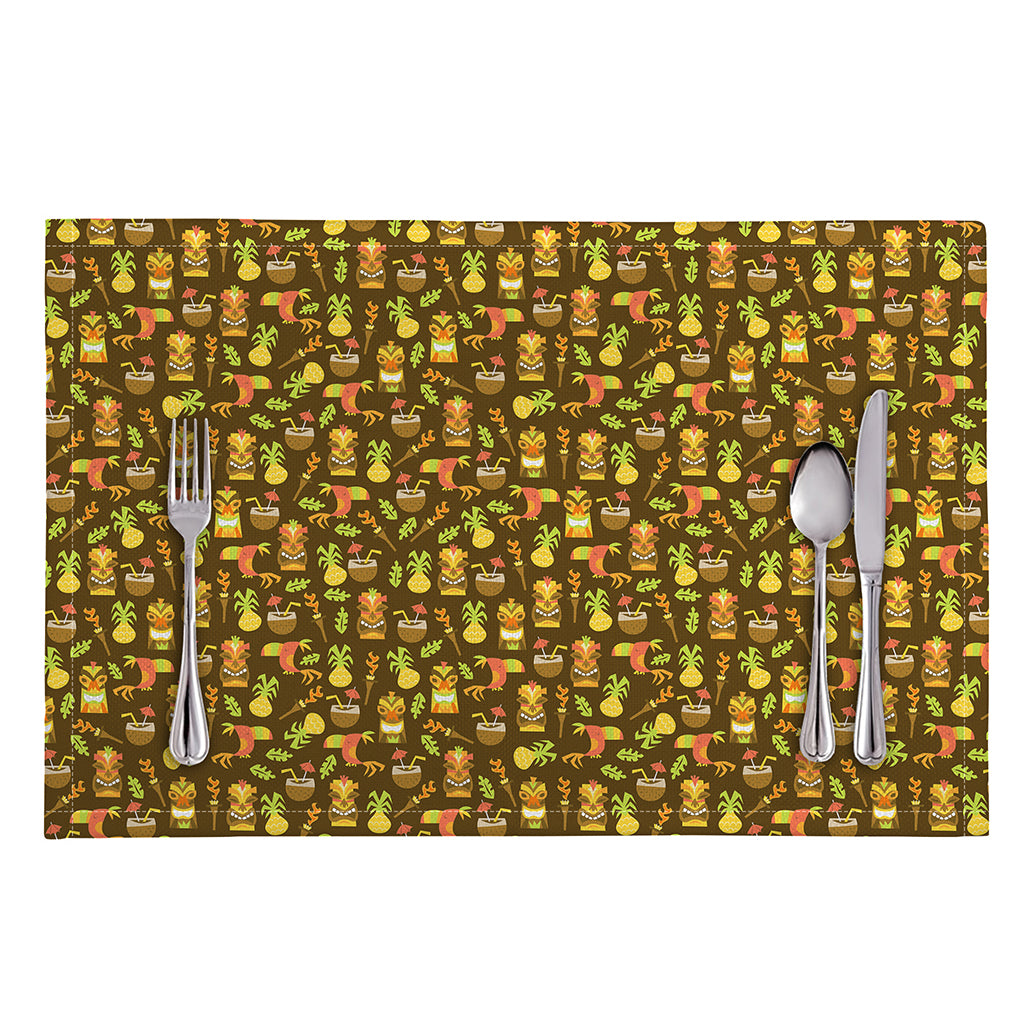 Tiki Luau Pattern Print Placemat