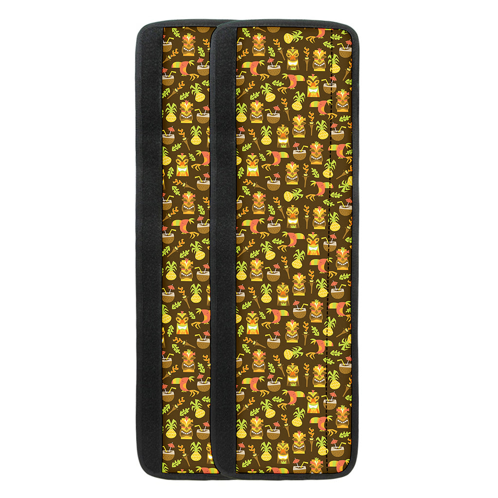 Tiki Luau Pattern Print Refrigerator Handle Covers