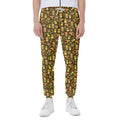 Tiki Luau Pattern Print Joggers