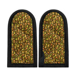 Tiki Luau Pattern Print Skillet Handle Cover