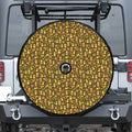 Tiki Luau Pattern Print Tire Cover With Camera Hole