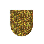 Tiki Luau Pattern Print Toilet Lid Cover