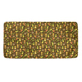 Tiki Luau Pattern Print Towel