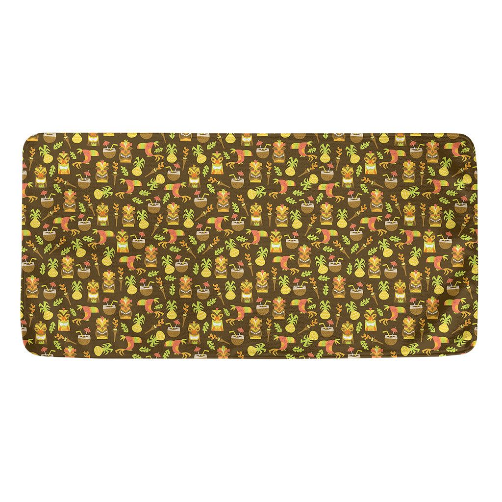 Tiki Luau Pattern Print Towel