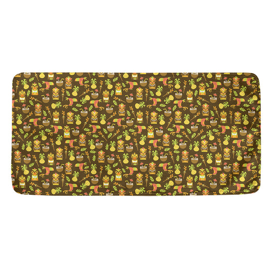 Tiki Luau Pattern Print Towel