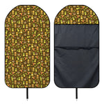 Tiki Luau Pattern Print Waterproof Car Seat Cover