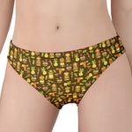 Tiki Luau Pattern Print Women's Panties