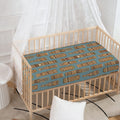 Tiki Totem Pattern Print Baby Crib Sheet