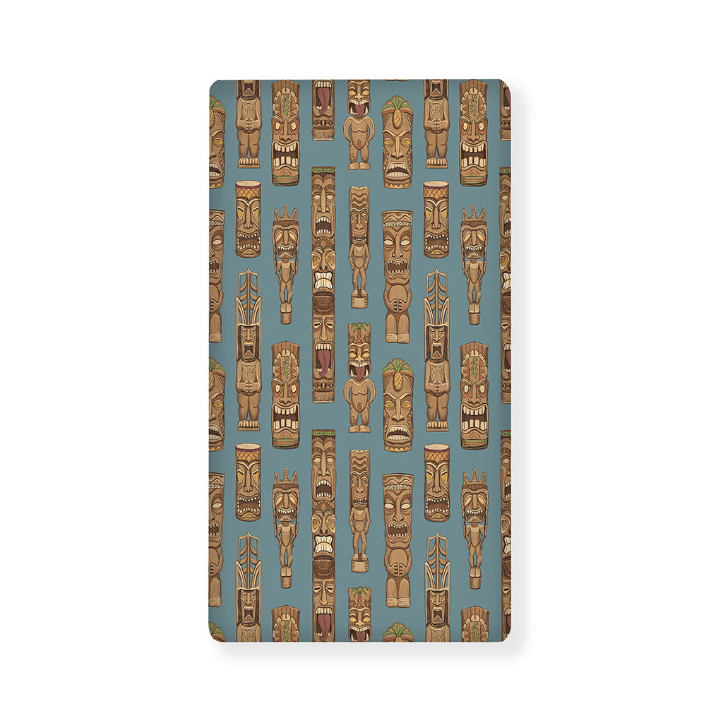 Tiki Totem Pattern Print Baby Crib Sheet
