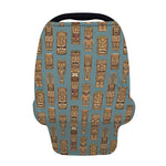 Tiki Totem Pattern Print Baby Seat Cover